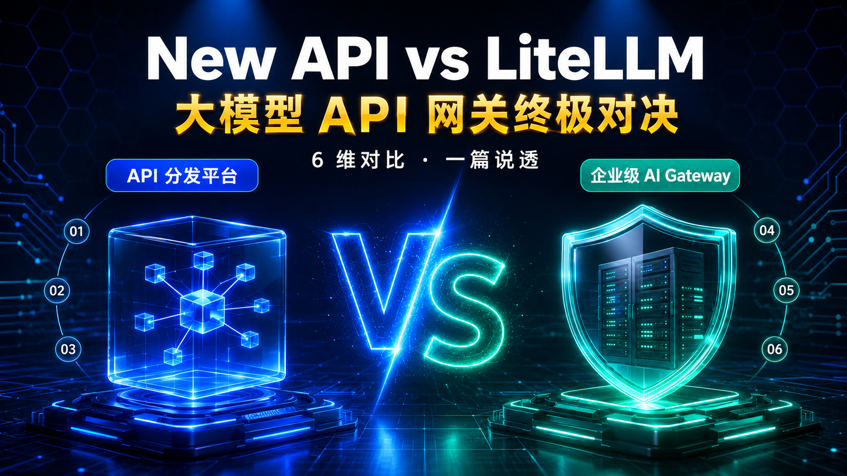New API vs LiteLLM：大模型 API 网关终极对决，6 维对比一篇说透