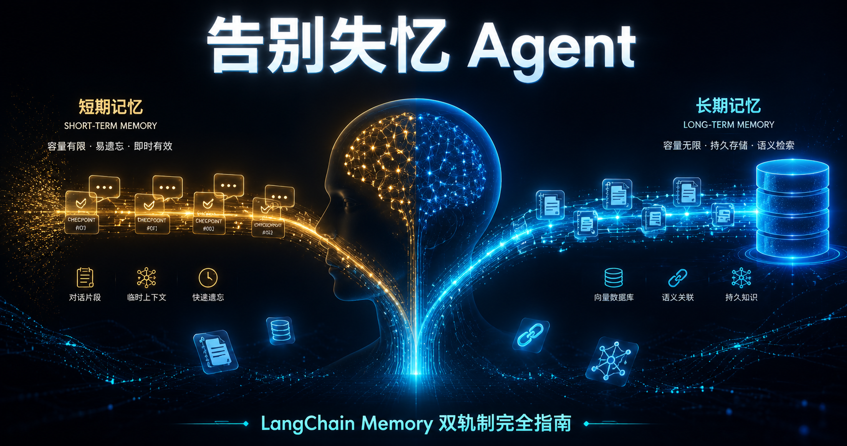 告别失忆 Agent：LangChain Memory 双轨制完全指南