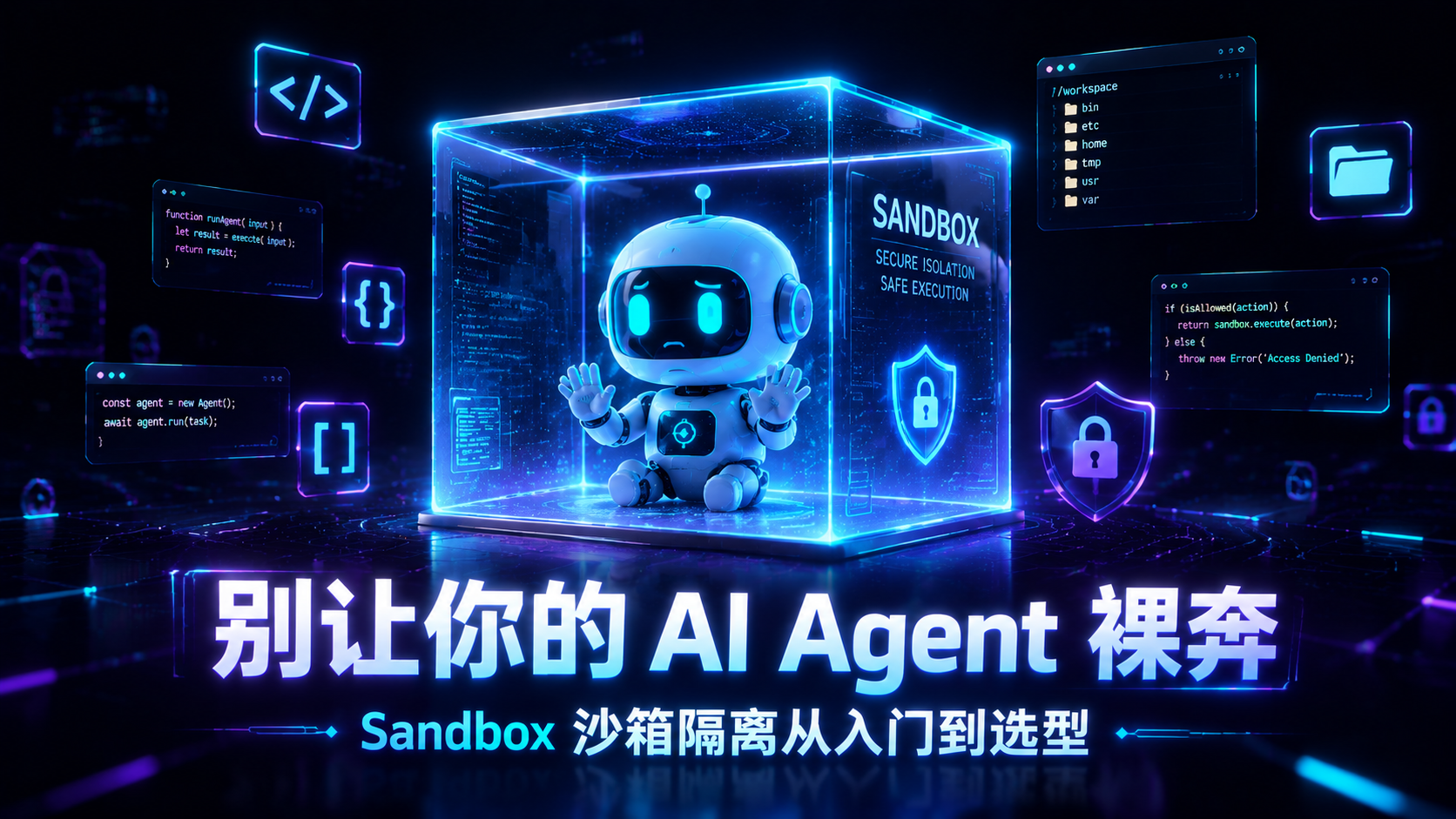 别让你的 AI Agent 裸奔：Sandbox 沙箱隔离从入门到选型
