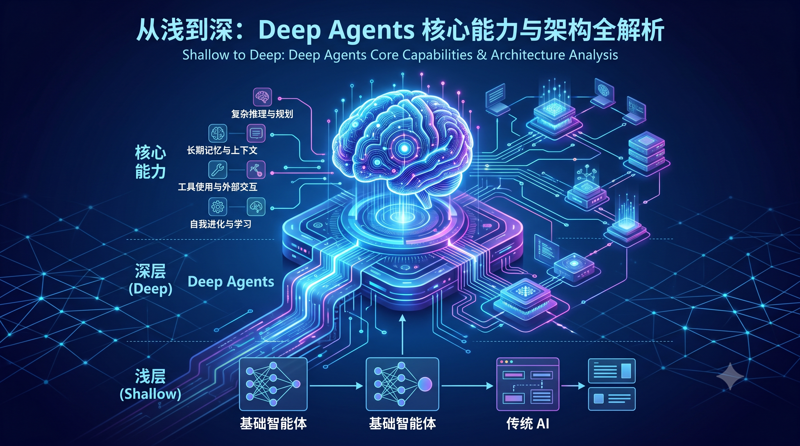 从浅到深：Deep Agents 核心能力与架构全解析