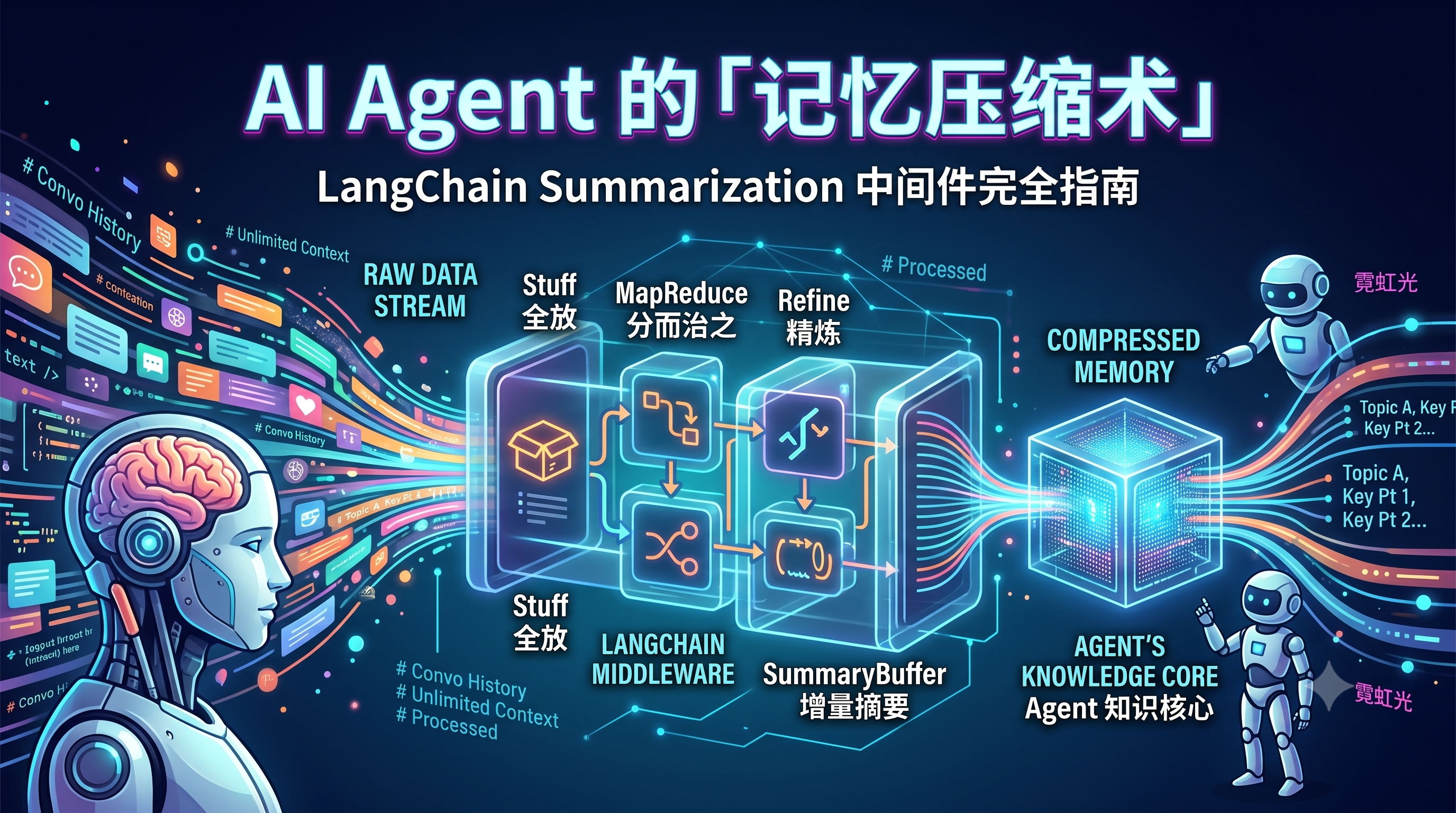 AI Agent 的「记忆压缩术」：LangChain Summarization 中间件完全指南